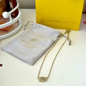 Kendra Scott Elisa Pendant Necklace for Women, Fashion Jewelry, 14k Gold-Plated